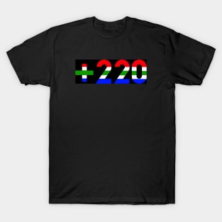 The Gambia +220 Country calling code T-Shirt